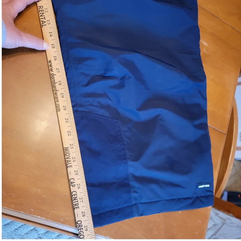 Lands End Men's Big Squall Waterproof Insulated Snow Pants Navy Size 4X* NWOT